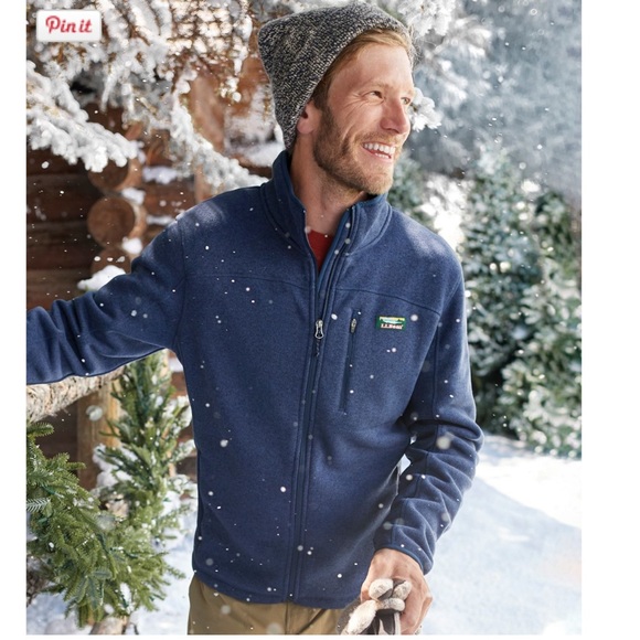 L.L.Bean Sweater Fleece Full-Zip Jacket - Picture 2 of 4